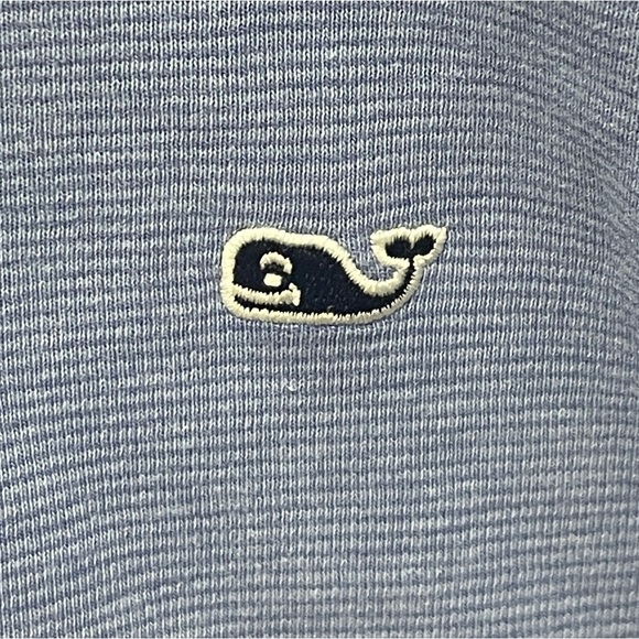 Vineyard Vines Men's Club Blue Quarter Zip Pullover Sweater Size XL Super Soft - Picture 3 of 6